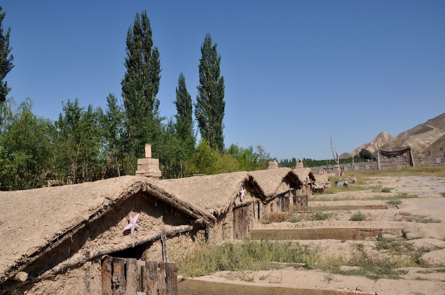 上世纪五六十年代,老一辈兵团军垦战士居住的地窝子