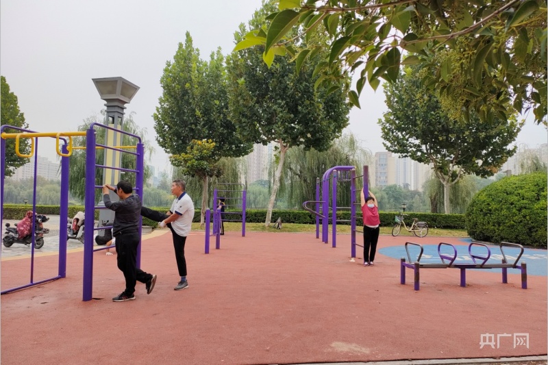 丰县"10分钟"健身圈,滨河社区的幸福圈