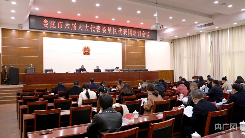 "培训会上,娄星区人大常委会党组书记,主任陈晓林就人大代表如何履行