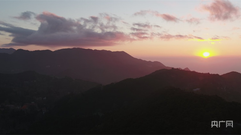 谁道黄昏夕阳残 且看庐山落日美_央广网