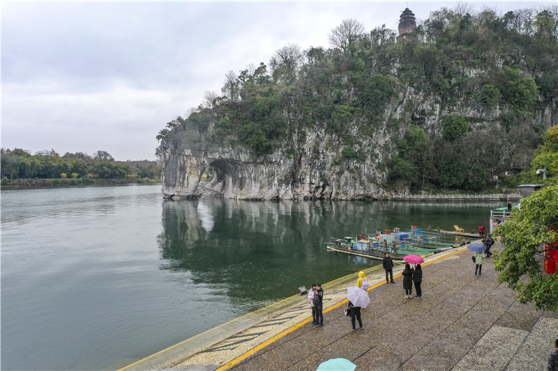 桂林象鼻山景区正式向社会全面免费开放