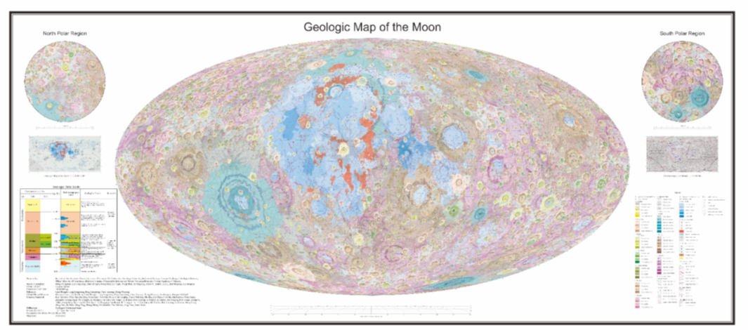世界首幅1250万月球全月地质图发布