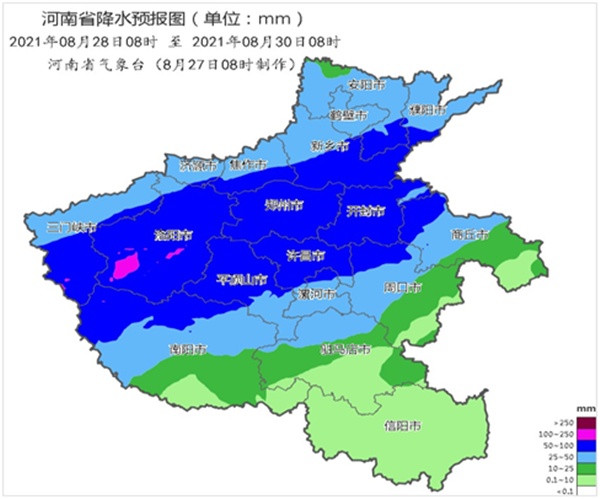 河南省降水分布图图片