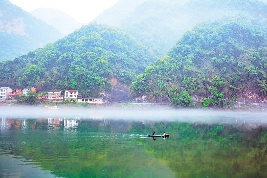 湖北宜昌清江獲評全國美麗河湖