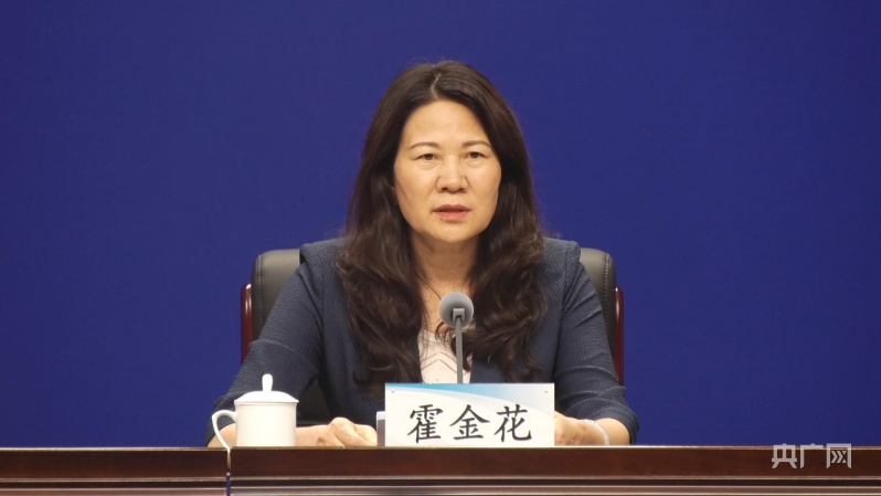 河南省副省长,省科技创新委员会办公室主任霍金花(央广网发  陈振华摄
