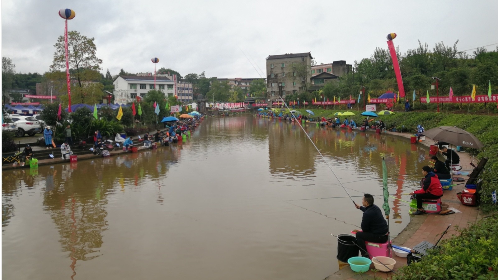 重庆市第十届全民健身运动会钓鱼比赛暨垫江第五届龙溪河垂钓赛正式