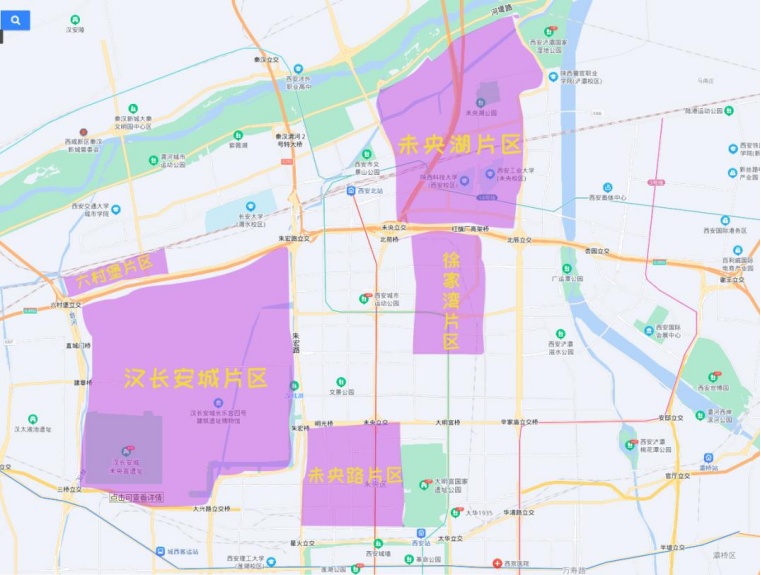 西安未央区行政区划图片