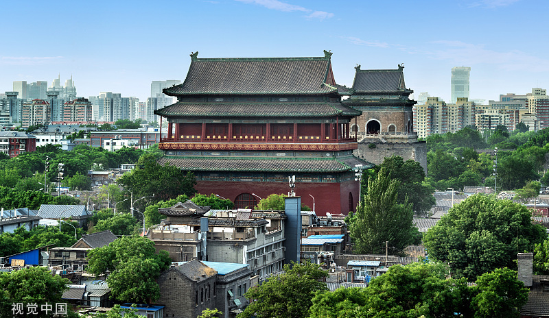 独家北京钟鼓楼是坐落在北京市南北中轴线北端的一组古代建筑,在中国