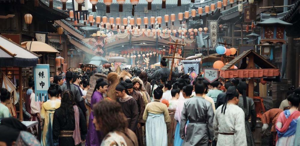 《风起洛阳》剧照(记者供图)近日,华夏古城传奇剧《风起洛阳》因独具