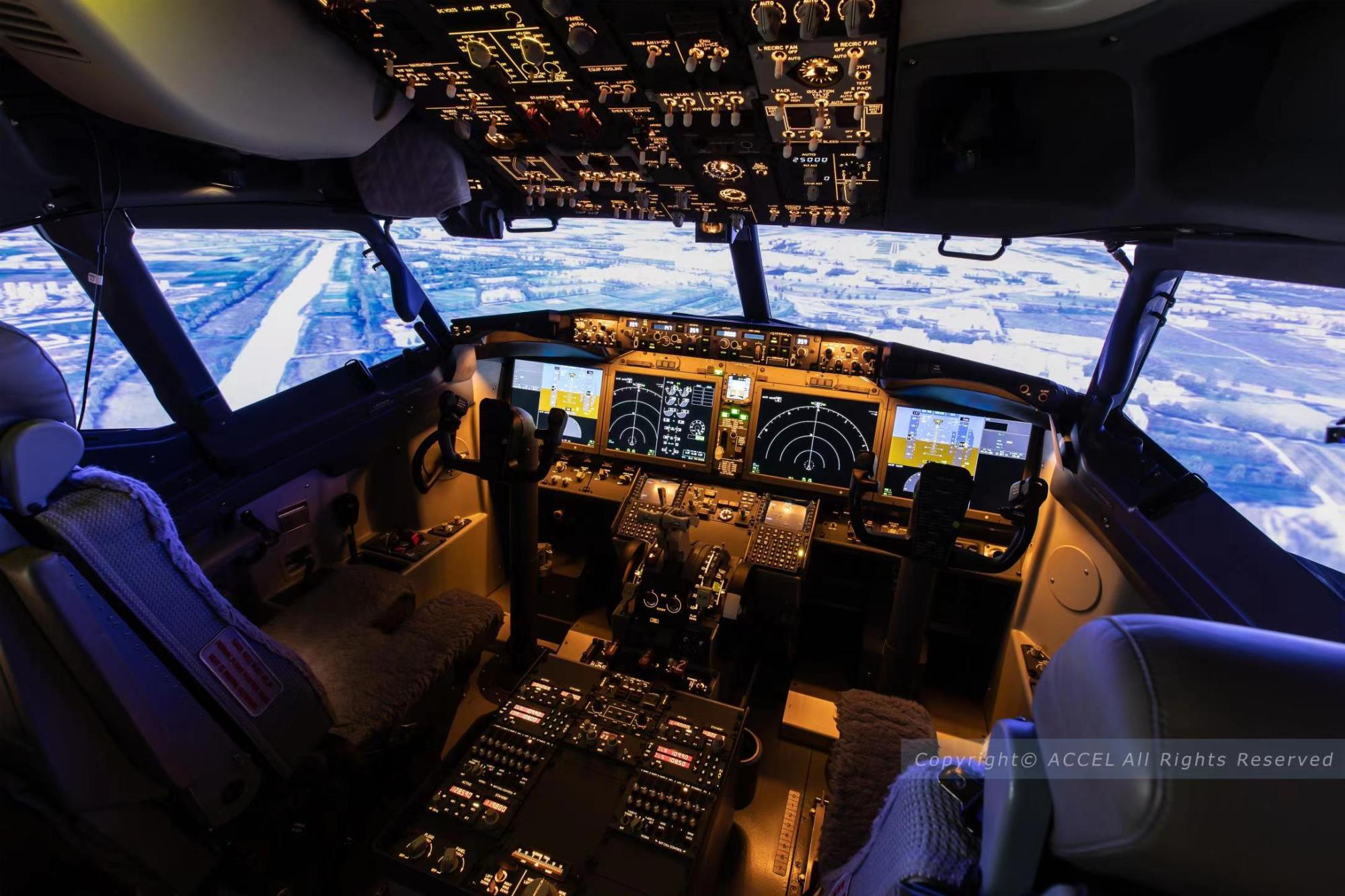 全球首台中国制造波音737max全动飞行模拟机通过d级鉴定