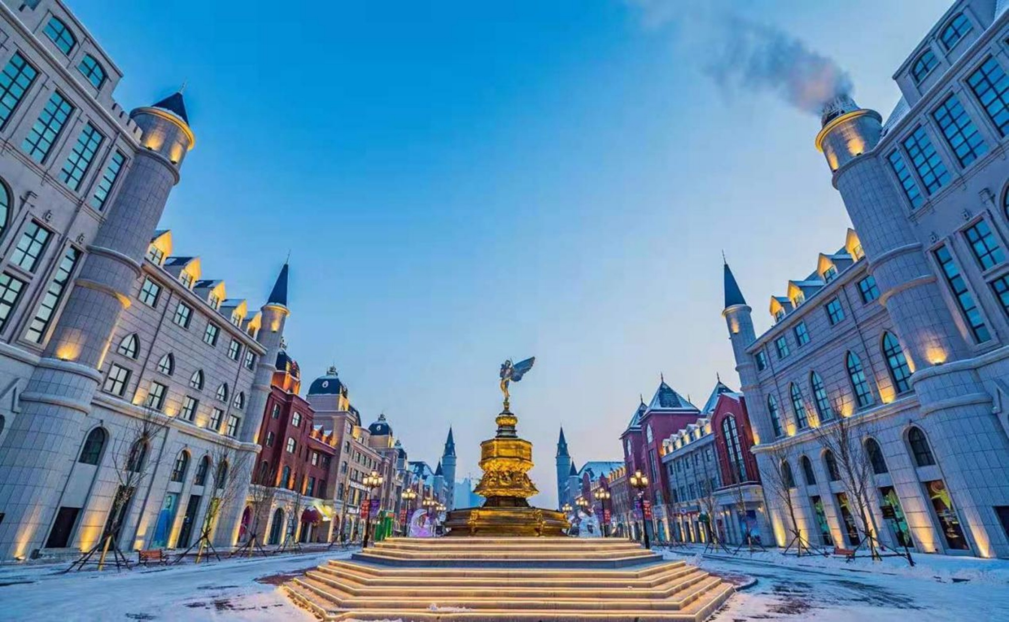 哈尔滨世界欢乐城冰雪季 带你揭开九大场馆冬季面纱_央广网