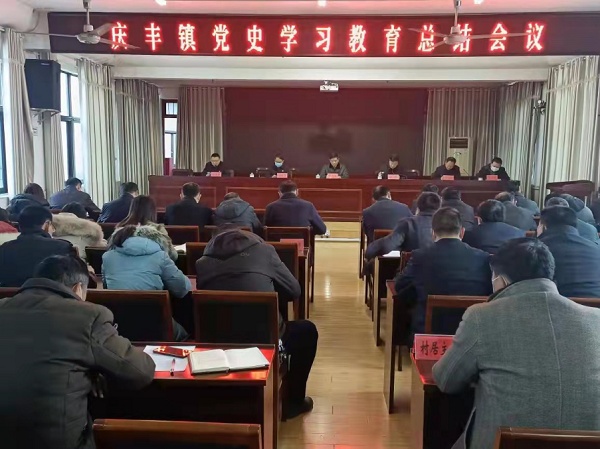 建湖县庆丰镇学史力行推动经济社会高质量发展