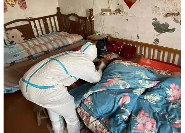 建湖县庆丰镇全面高效开展新一轮全员核酸检测演练