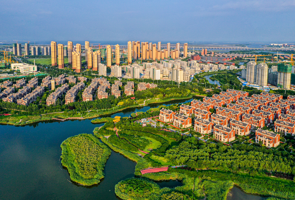 中新天津生态城国家绿色发展示范区显成效