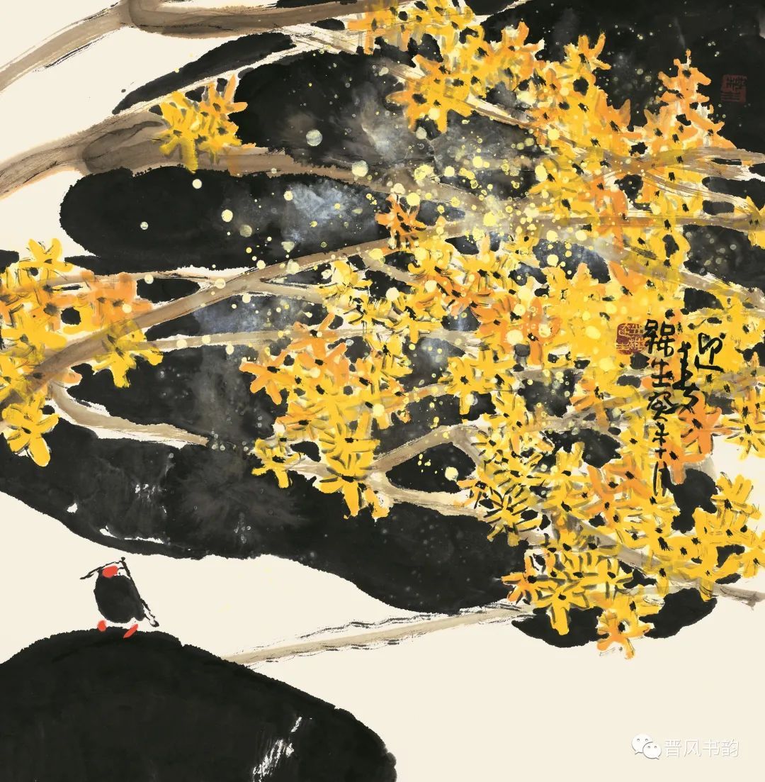 胡梅生 紅梅図 画集表紙作 中国山東大写意画家 肉筆 山西当代书画名家—赵梅生_央广网