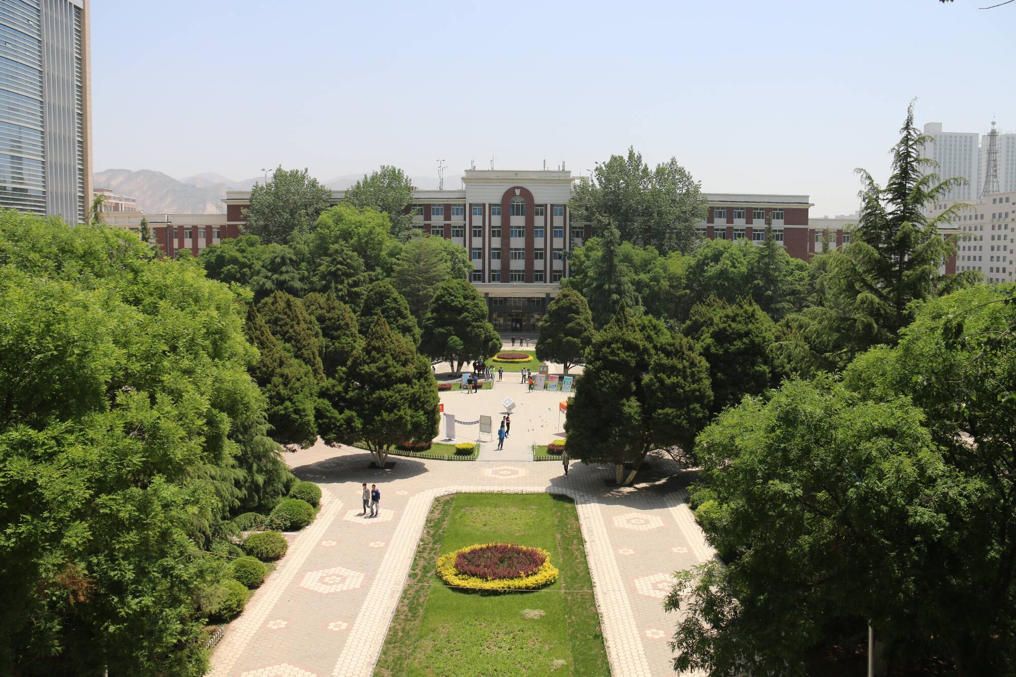 兰州交通大学全景图图片