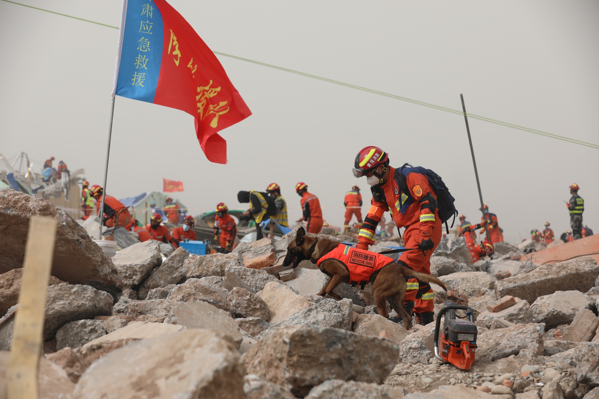 荣成地震图片