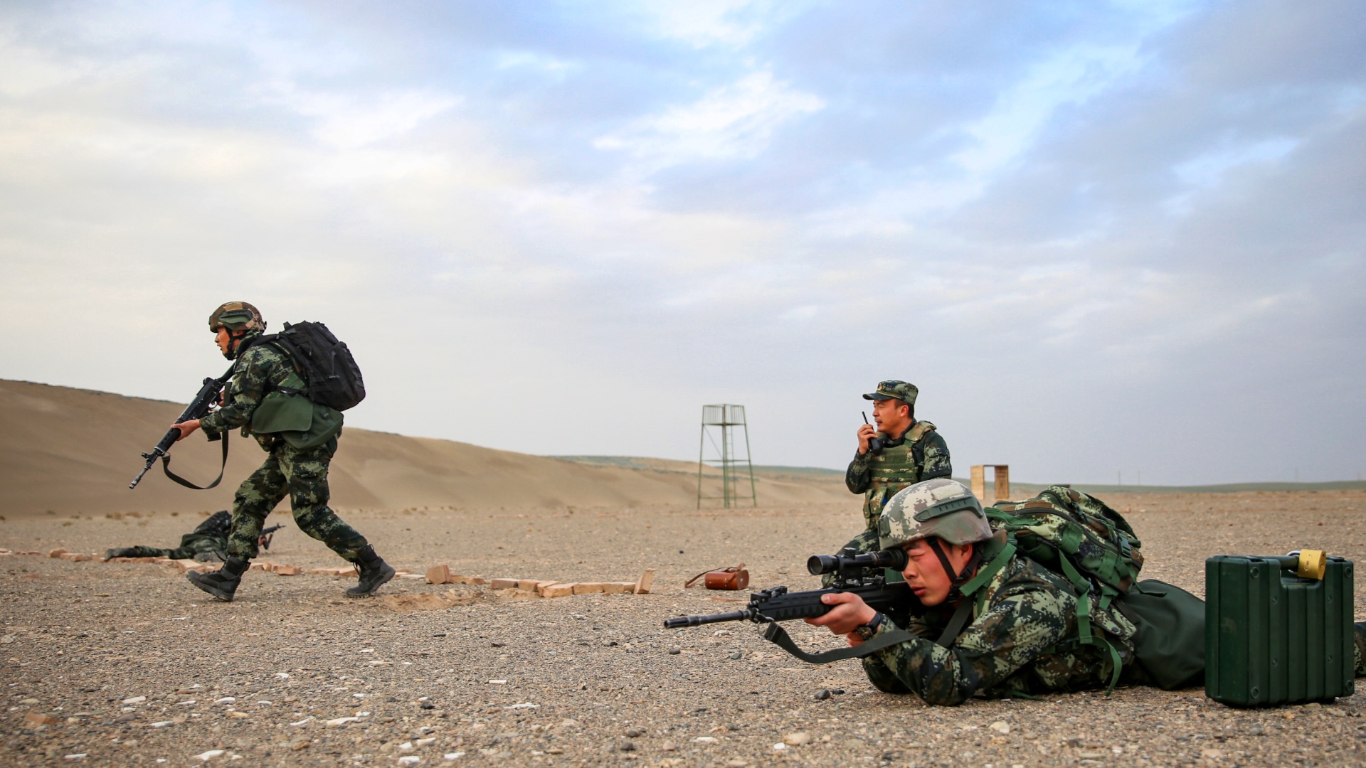 武警甘肃总队酒泉支队即时拉动演练检验真功夫