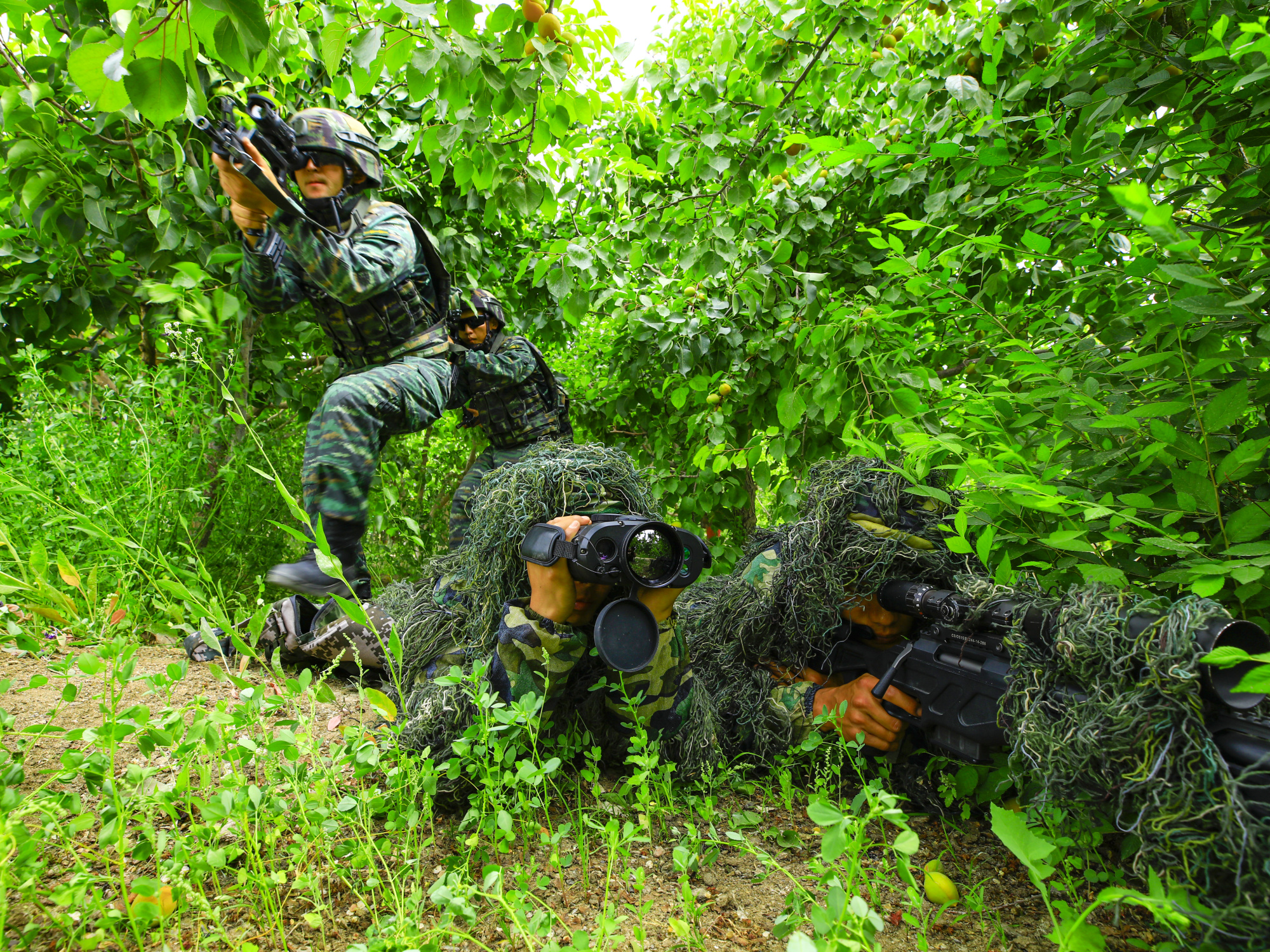 武警新疆总队巴音郭楞支队开展实战化演练