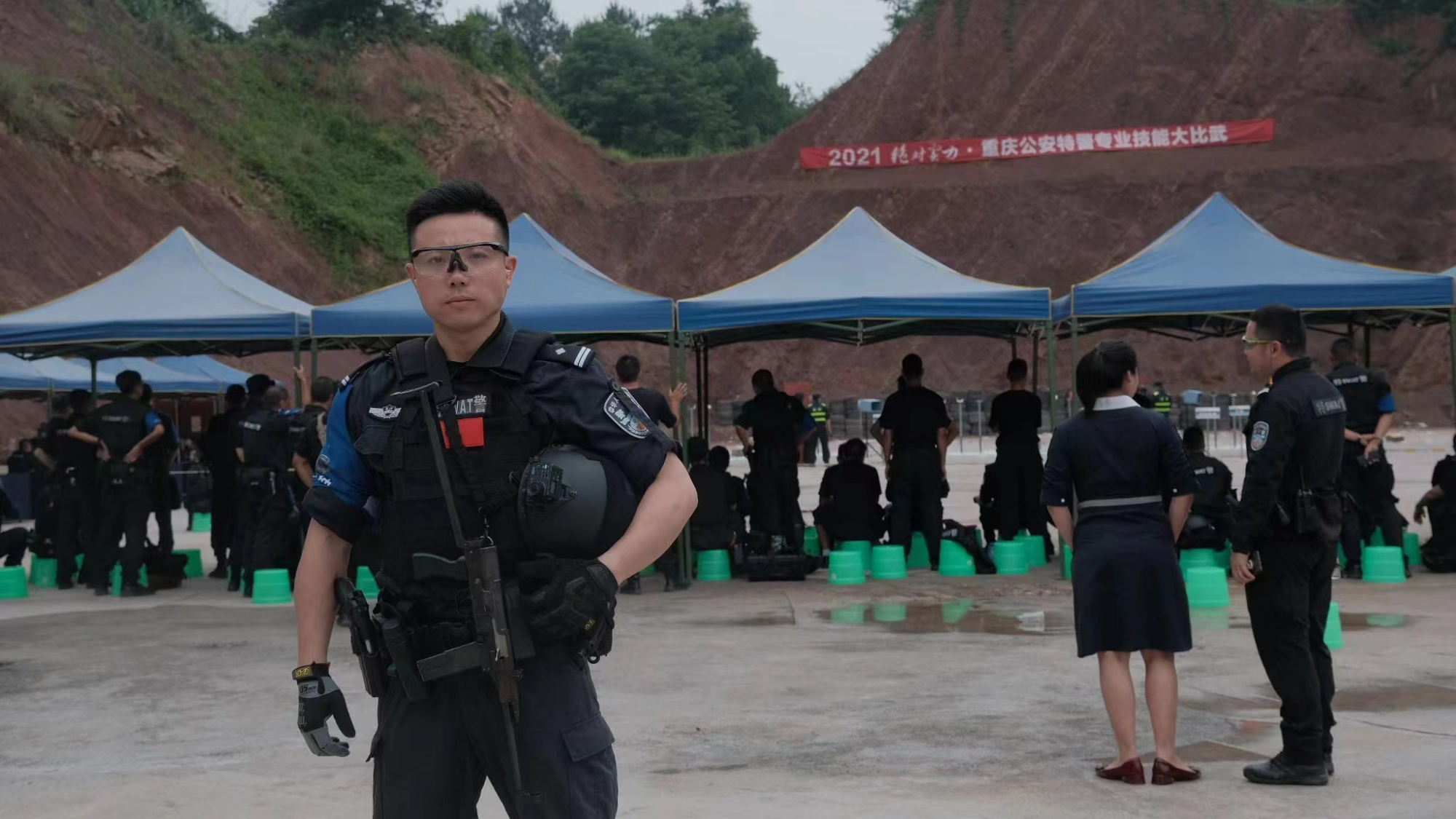 奋斗者正青春特警教官费捷全国先进实战精兵