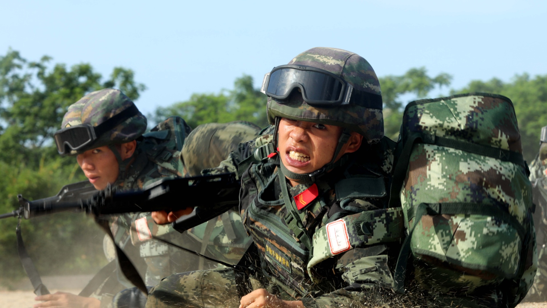 武警海南总队图片