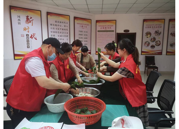 盐城建湖冈西镇浓情端午粽享欢乐