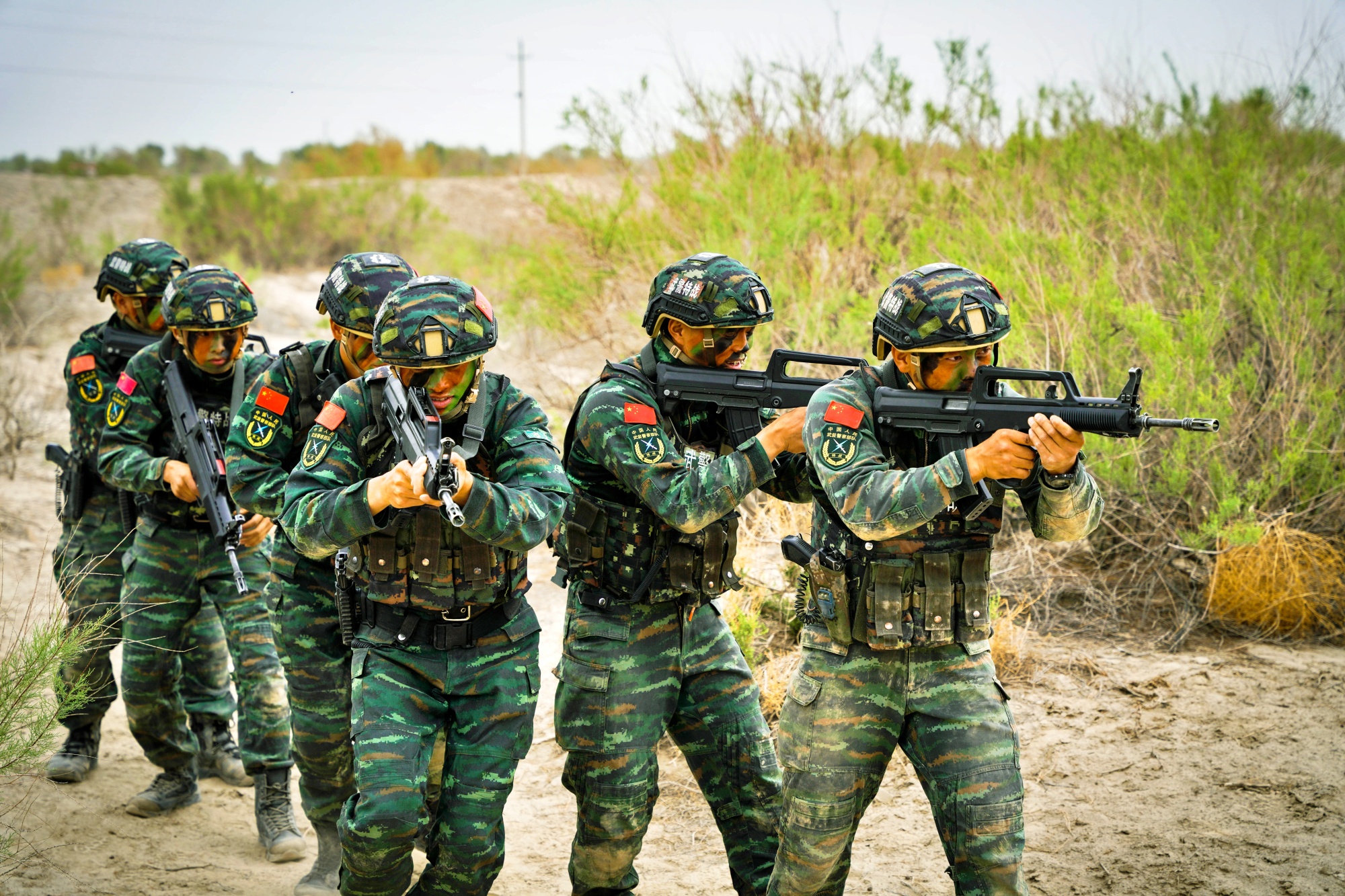 武警兵团总队执勤第六支队开展战备拉动演练