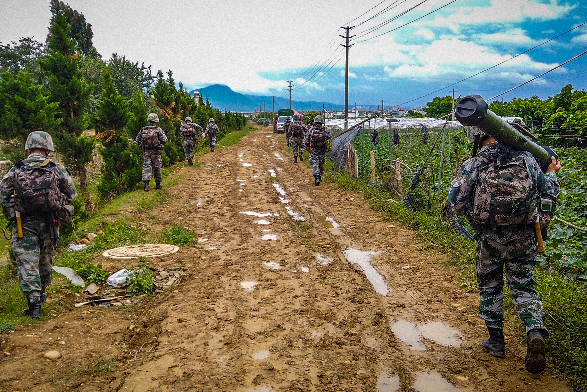 直击山地步兵单兵作战能力考核