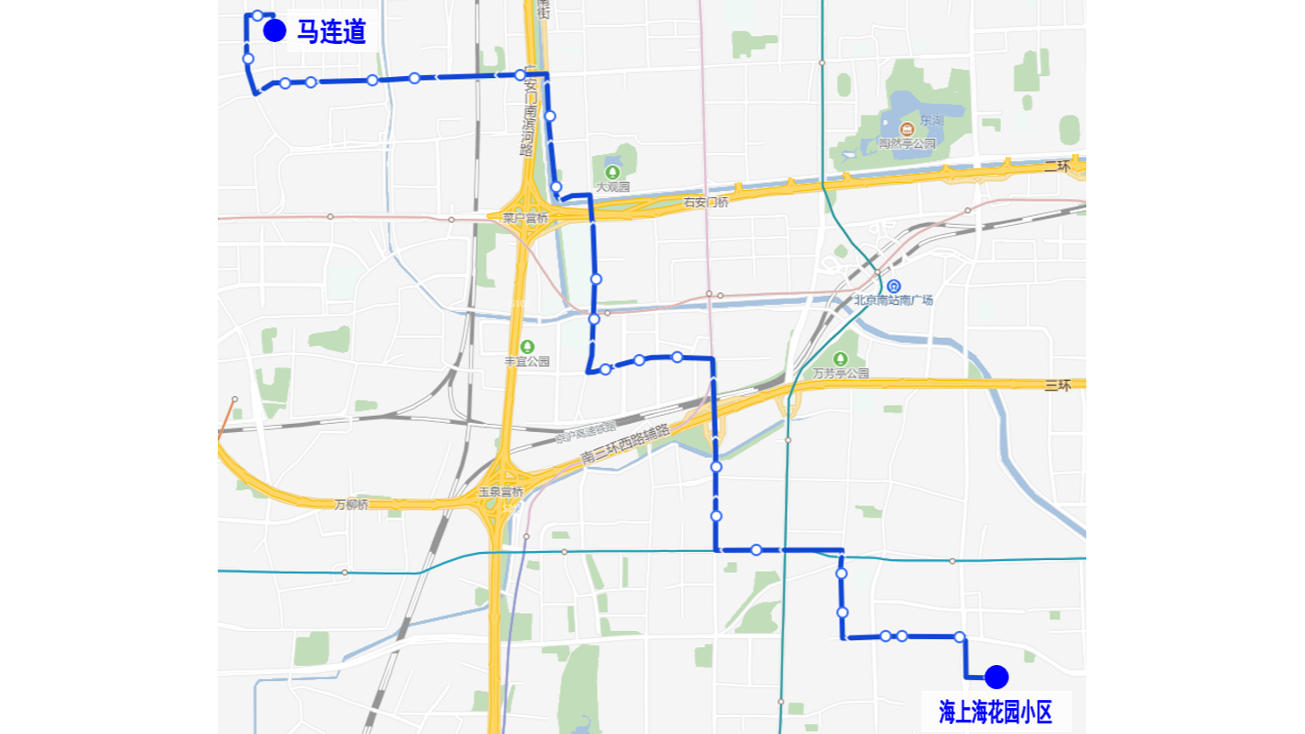 北京公交819路线路图图片