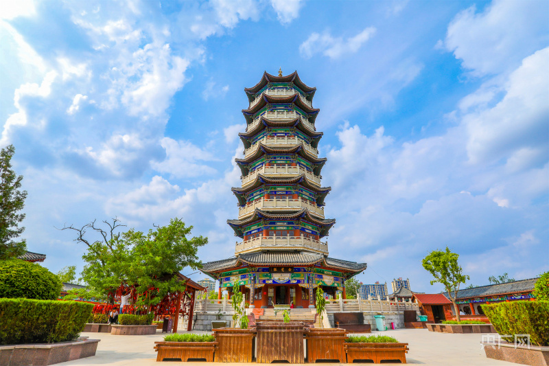 组图河南柘城碧水蓝天绿满城生态宜居悦人心