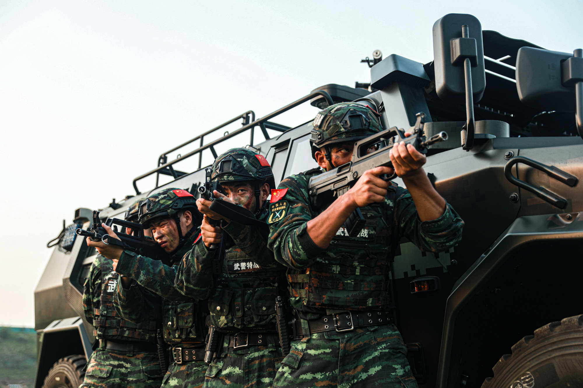 陕西西安武警机动支队图片