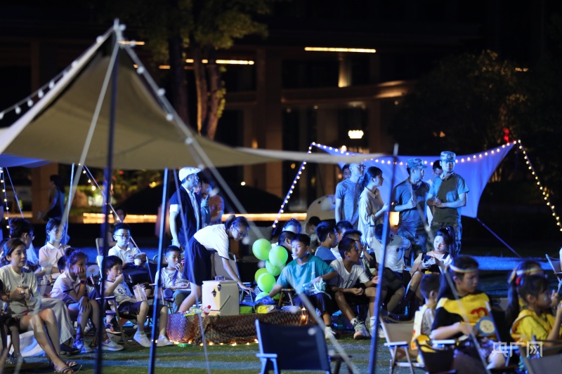 星空露营"云端"合唱 宁波举办乡村儿童公益音乐会_央广网