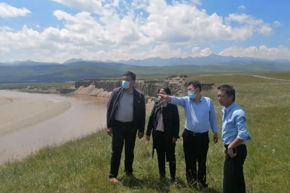 黄南州河南县各级党组织筑牢织密防汛安全网