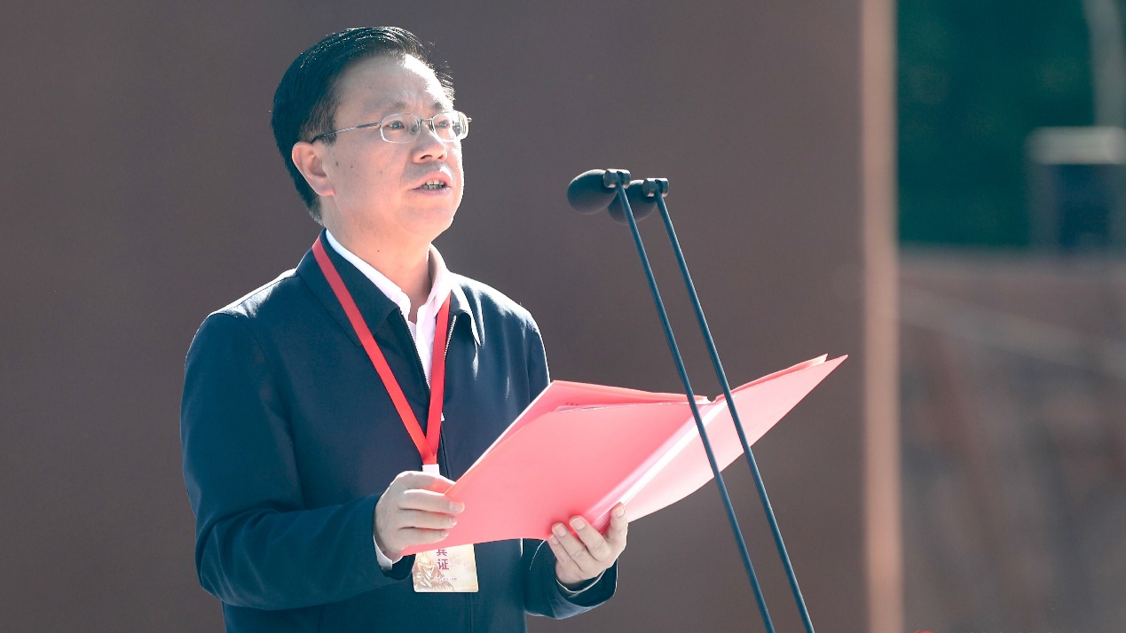 临汾市尧都区委书记崔绍民致辞如今,尧都文化旅游节已成功举办三届