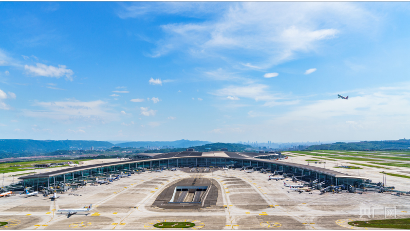 重庆江北国际机场全景图片