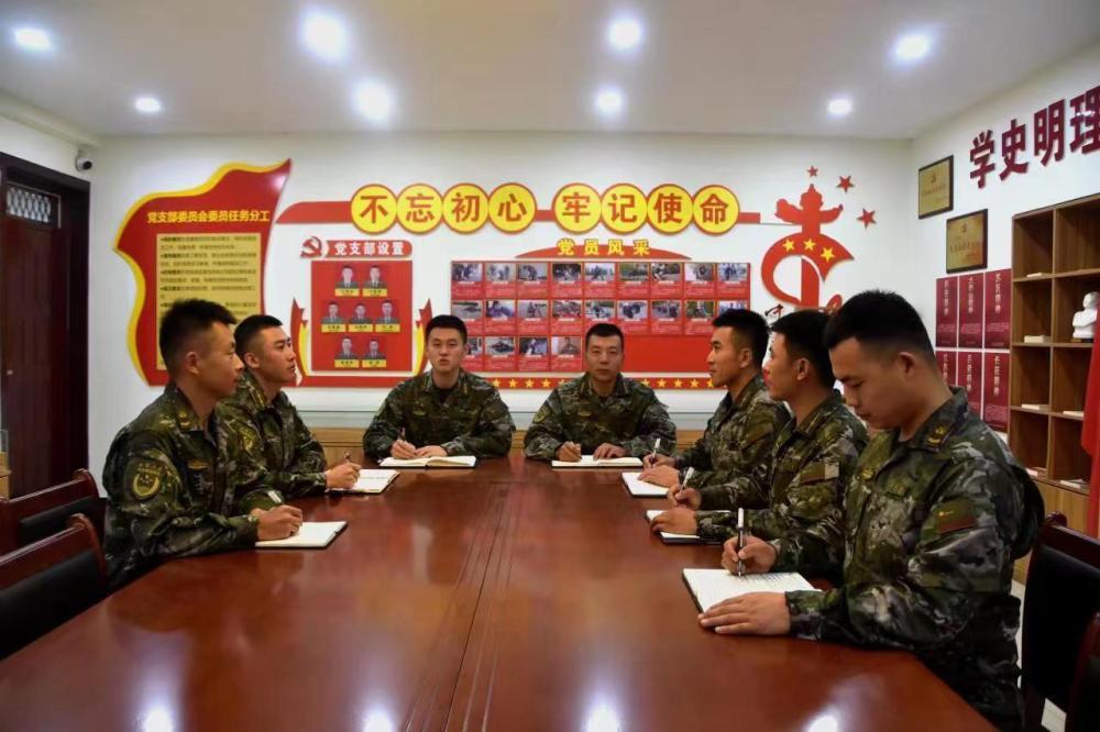 武警山东总队临沂支队执勤一大队机动中队深入学习贯彻党的二十大精神