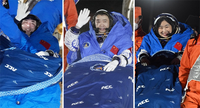 “最忙乘组”归来:祝贺神舟十四号航天员太空凯旋