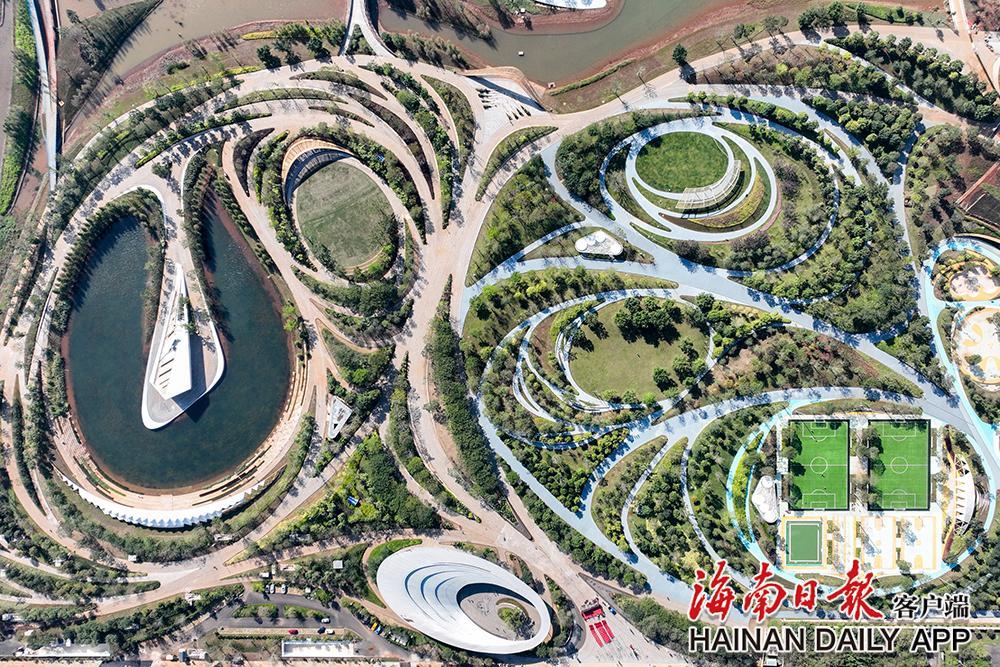 海口西秀公园预开园_央广网