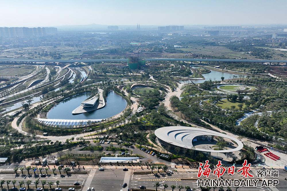 海口西秀公园预开园_央广网