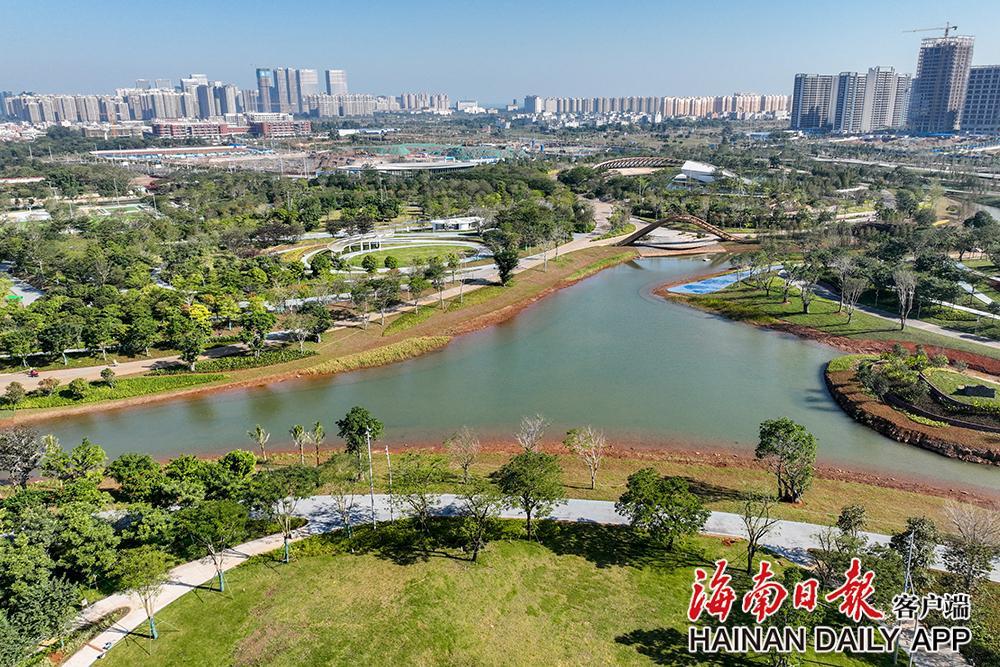 海口西秀公园预开园_央广网