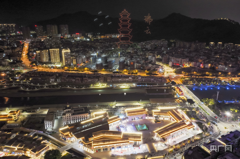 福建福清:历史文化街区再现夜间繁华_央广网