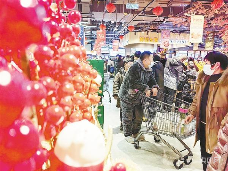 河南周口：春节市场供应量足价稳
