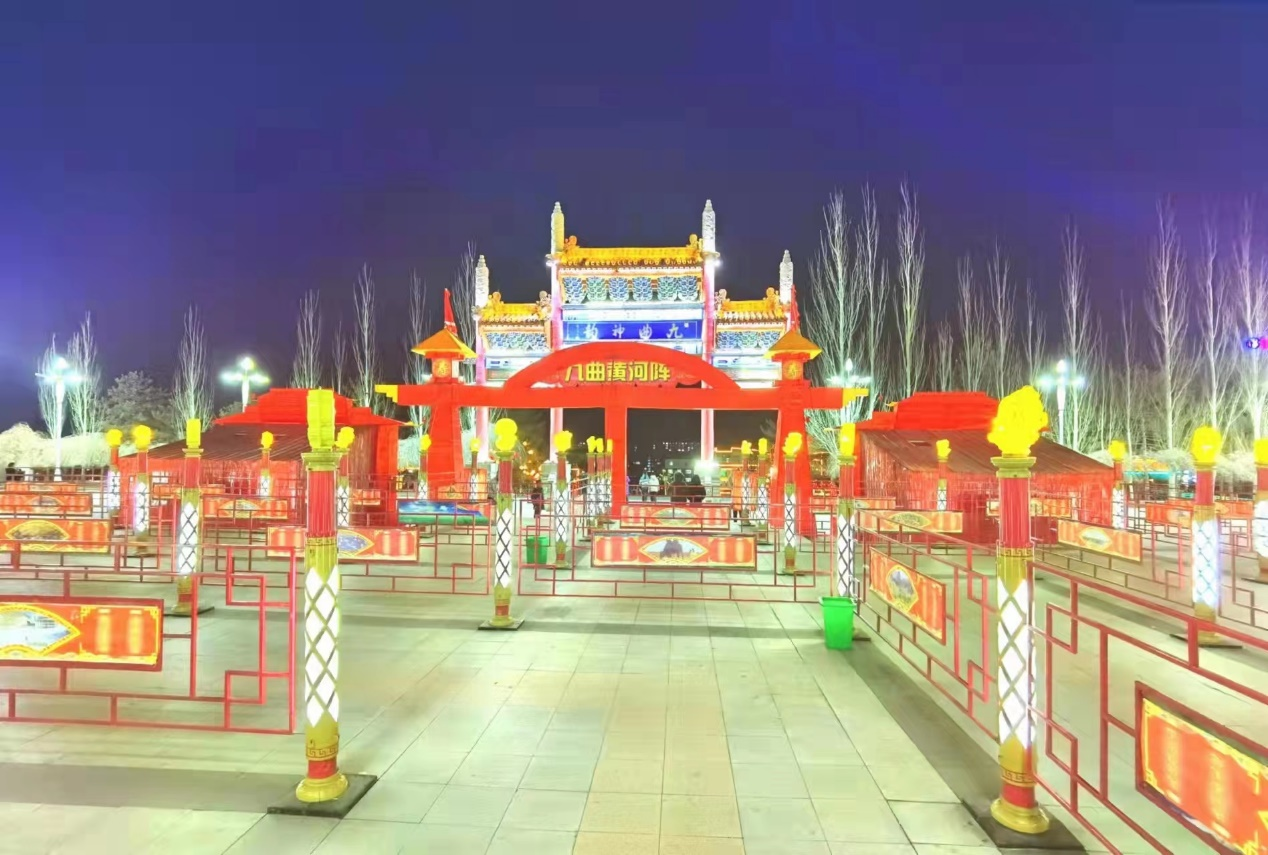 内蒙古卓资县:"九曲黄河阵"文化民俗闹元宵
