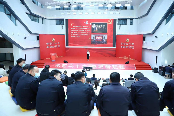 盐城盐南高新区新河街道宣讲文艺党员冬训有声有色