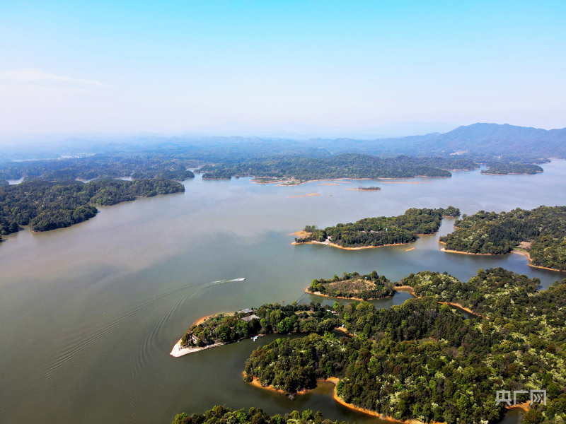 新余仙女湖景区山水交融