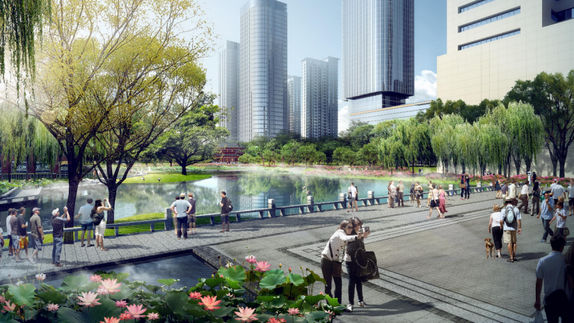 天府广场新地标：西御河项目将建超300米摩天大楼，建筑方案征集中