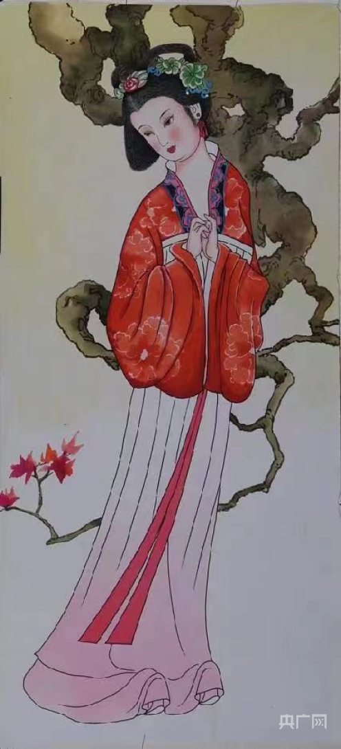 重庆阿姨“描绘”《唐代后宫三千佳丽图》