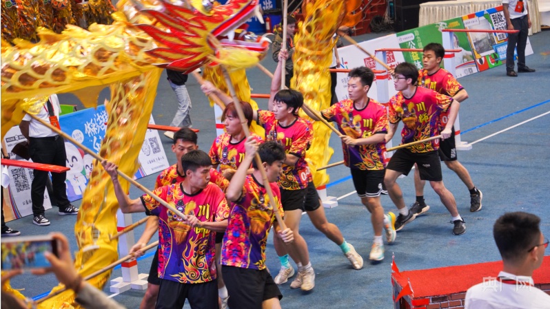 2023年中华龙狮大赛开幕_央广网