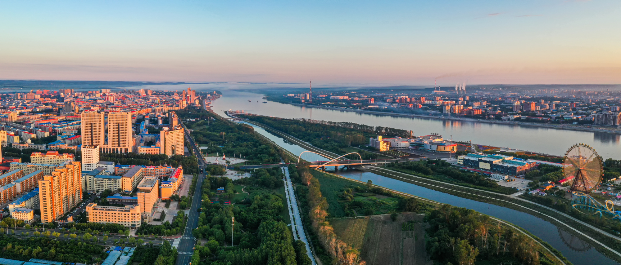 中俄双子城·北国养生地——黑河_央广网