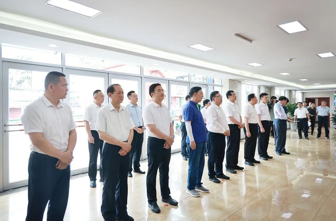 泰安市委书记杨洪涛,市委副书记,市长李兰祥一行在肥城市委书记张莉